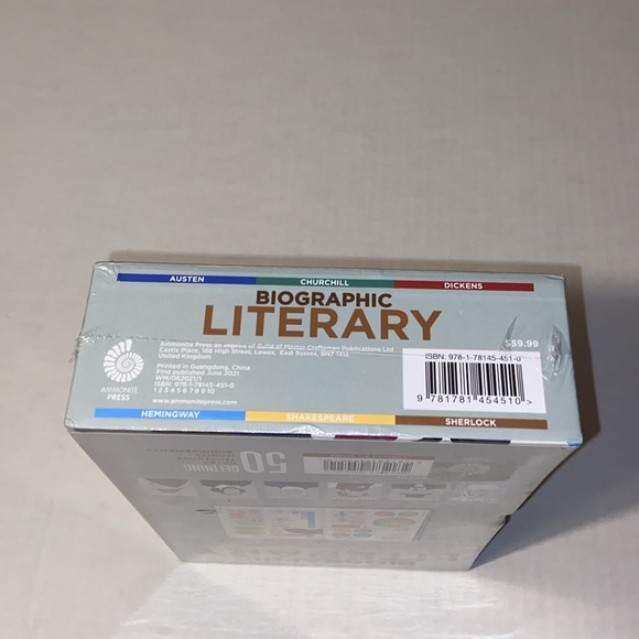 Ammonite Press Biographic Literary 6 Book Set Churchill, Austen And Others - Picture 7 of 8